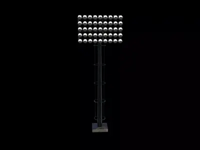 Stadium lights collection 3D model