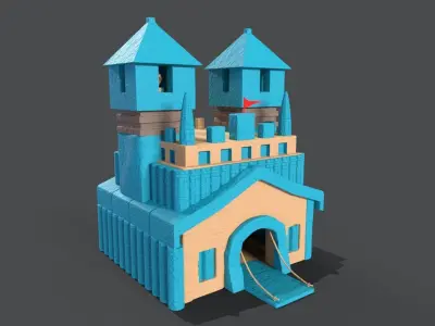Town hall 3D model
