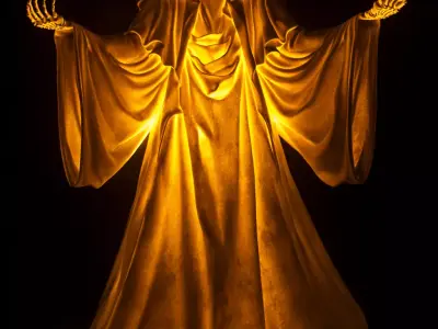 Hollow Hooded Wraith Free 3D print model