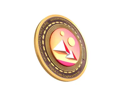 Decentraland Coin v3 001 3D model