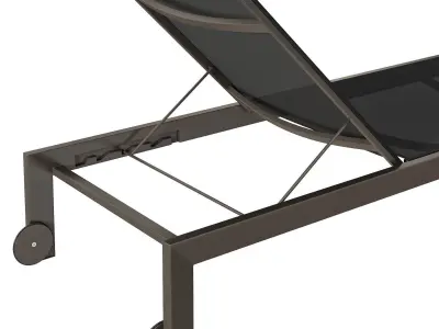 Globewest Pier Straight sunbed 3D model