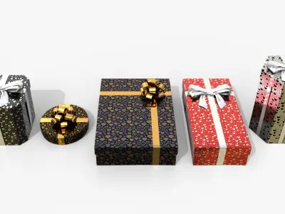  Gift Boxes - Glossy Finish Set 