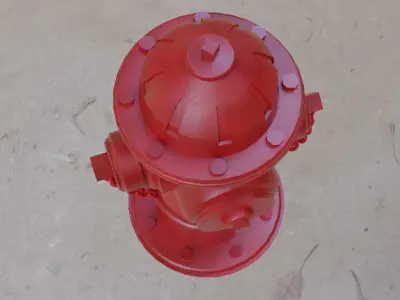 Simple Fire Hydrant 3D model