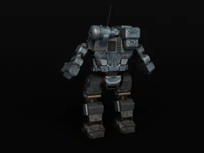 Hunchback robot 3D print model