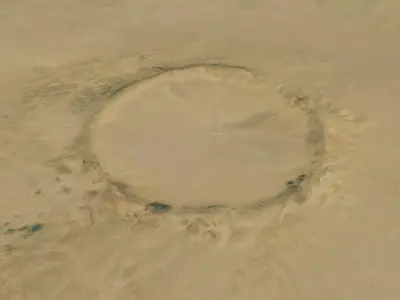 Meteor Crater 3D model