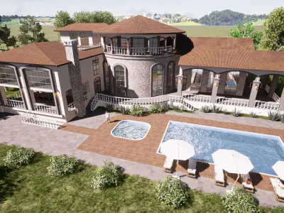Villa2 Estate 3D model