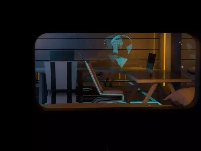 Sci Fi Room 3D model 52