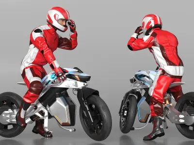  Racer on Yamaha MOTOROiD 2 