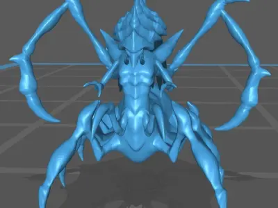 Starcraft Queen 3D print model