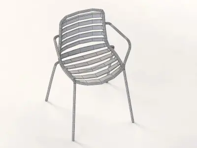 Enea Lts Street Arm Chair By Estudi Manel Molina 3D model