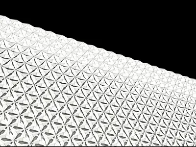 Decorative exterior wall panel 3D model