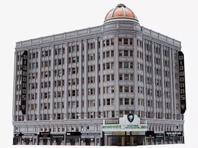 Gold Diamond Building 3D model