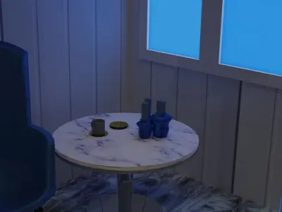 Cozy corner Free 3D model