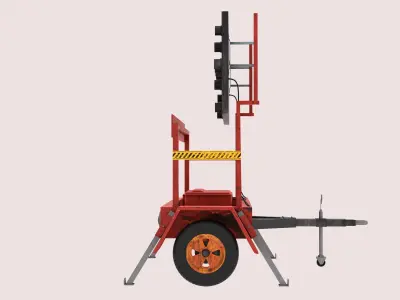 Roadblock Trailer 3D model