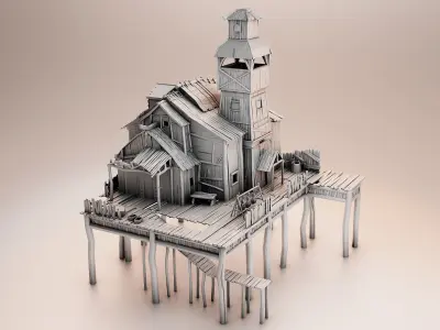 Fishing House 3D print model