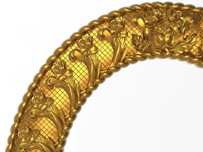 Carved Picture Frame 3D model