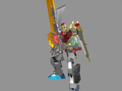 The Mecha Attacker 11 3D model