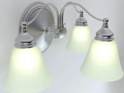 Wall Light Fixture 3d Model 3D model