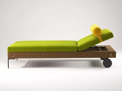 Charles Chaise Lounge 3D model