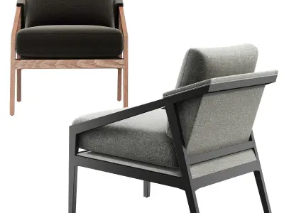 Earl Occasional Chair in Silver Sage Low-poly 3D model