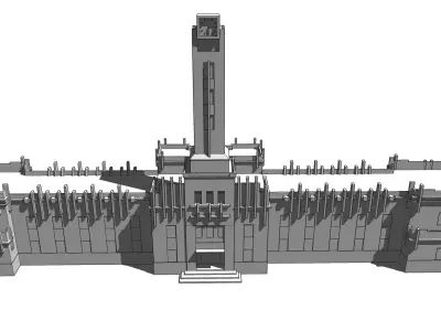 Kit Architect Francisco Salamone Argentina Low-poly 3D model