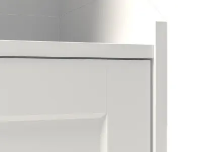 HAUGA - Cabinet with 2 doors 3D model