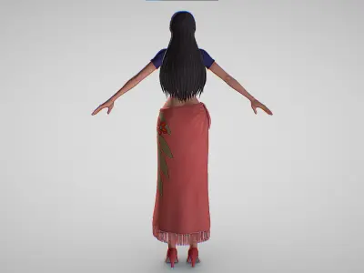 Nico Robin - One Piece - Odyssey Low-poly 3D model