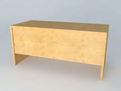 Desk DOORS HBIU 160 BRW Milano Oak 3D model