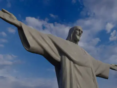 Corcovado Christ Redeemer 3D Printable 3D model
