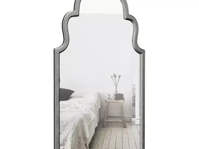 Fifi Contemporary Arch Wall Mirror WRLO4605 3D model