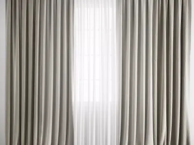 Curtain 387 3D model
