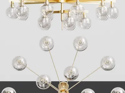 Chandelier collection by Yusufdjan  3D model