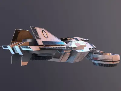M44 Hammerhead Mass Effect 3D model