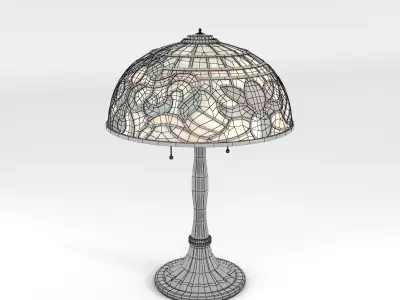 Art Nouveau Lamp 1 3D model