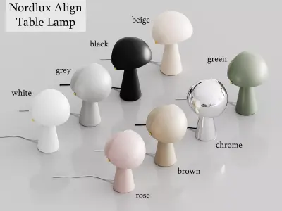 Nordlux Align Table Lamp All Colors 3D model