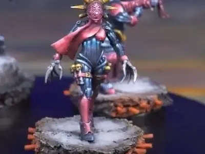 Dark Techno - Arcanus Assassin 3D print model