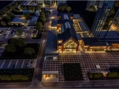 Retail shops shopping mall Master plan 3D model