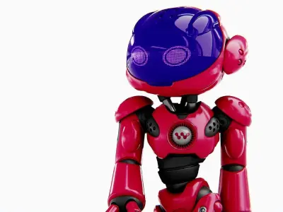UTILITY BOT LORA  RIGGED 3D model