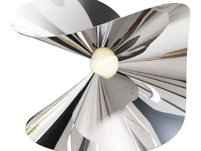 roche bobois mariposa table lamp 3D model