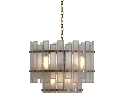 CHANDELIER BLASON Low-poly 3D model