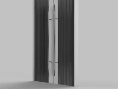 Door design Low-poly 3D model purchase