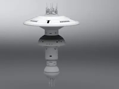 Space Dock Scale model 3D print model
