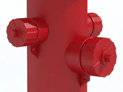 Fire hydrant 3D model