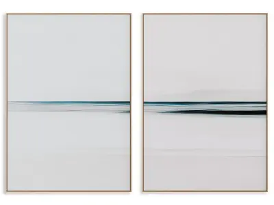 Abstract Painting Frame set 3D model 635