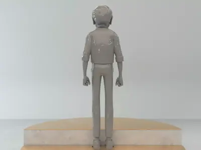 Old man pose-1 3D print model