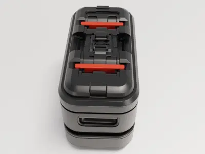 Sci-Fi Storage Crate 3D model