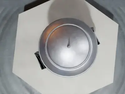 Low Poly Sci-Fi Ring Han Low-poly 3D model