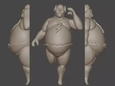 Light Man 3D print model