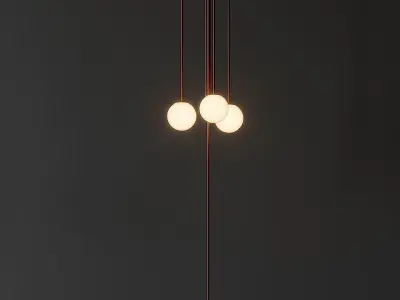 Pistil Chandelier by Michael Anastassiades 3D model