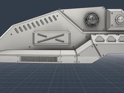 Medium Turret V3 HD 3D print model